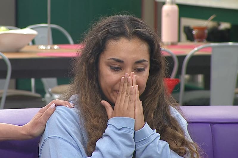 Fue increpada por Luis Mateucci, esto luego de que ella se burlara de Otakín. Foto: Mega