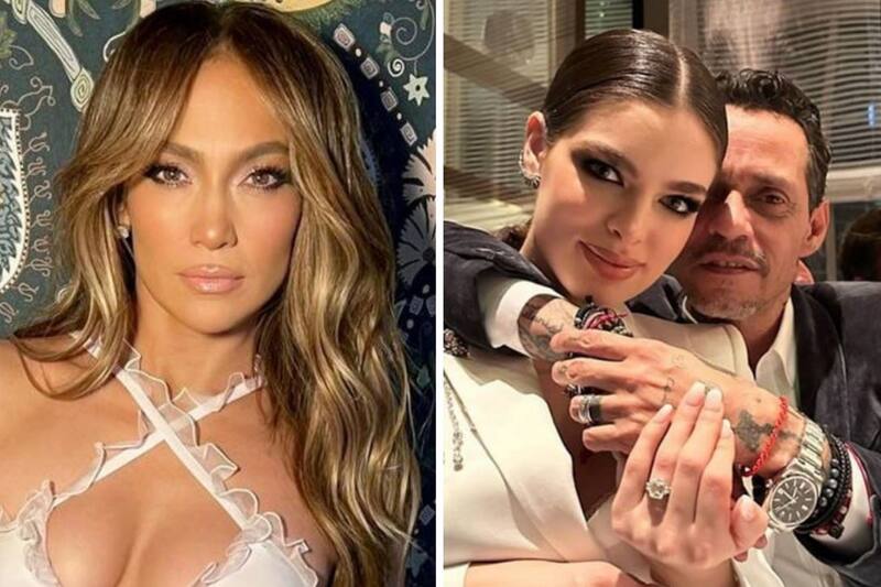 Jennifer Lopez La actriz y cantante habló del matrimonio de Marc Anthony y Nadia Ferreira - Créditos: Instagram