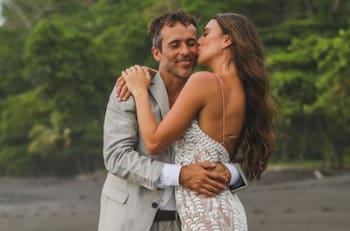 Por primera vez en televisión: Tita Ureta recibe romántico saludo de su marido, Spiro Razis