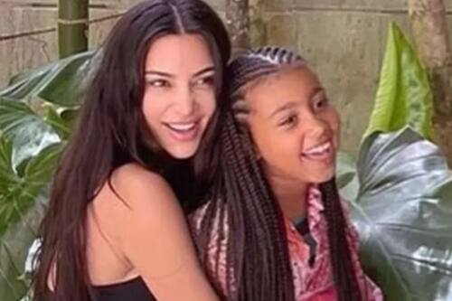 Kim Kardashian La hija de la celebrity subió al escenario con sus amigas. - Créditos: instagram