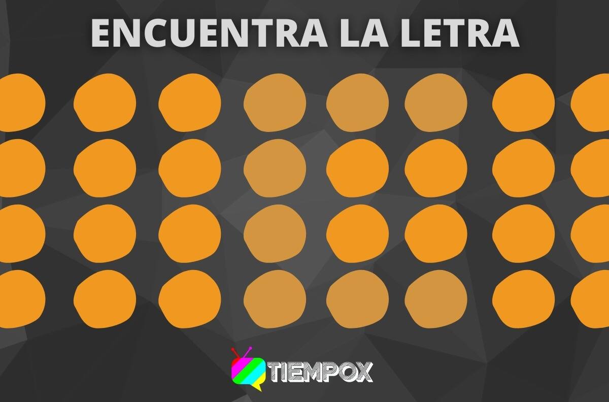 Acertijo visual: Encuentra la letra escondida en 15 segundos