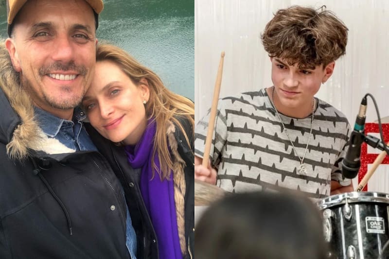 A través de redes sociales, el comunicador compartió cómo su hijo canta con los integrantes de su banda una canción inédita.