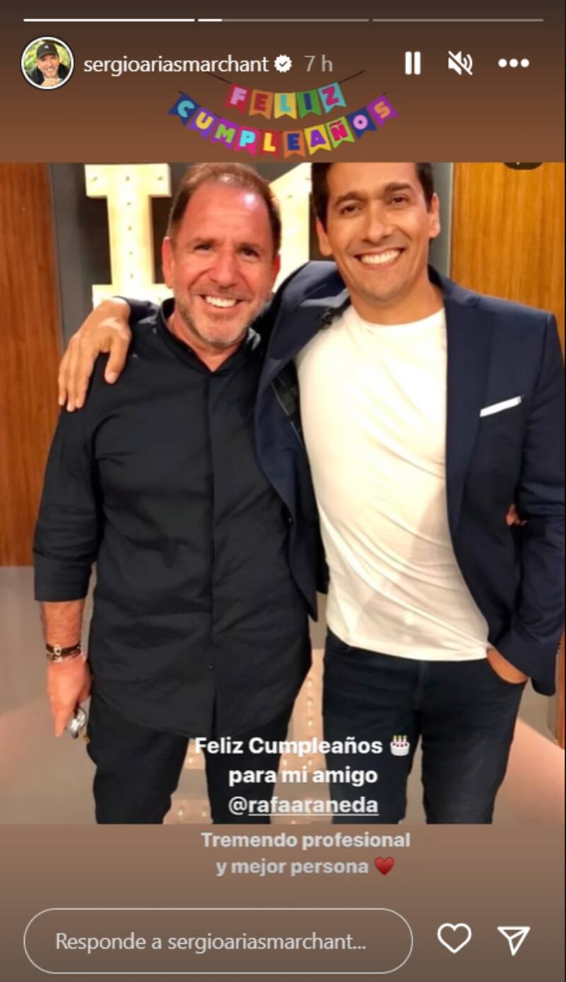 Sergio Arias en Instagram