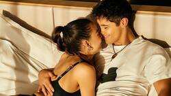 Danna Paola y Alex Hoyer derrochan amor en sesión de fotos en ropa interior