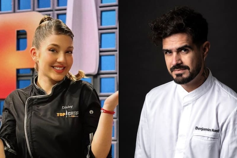 confiesa romance con Benjamín Nast, chef de Top Chef VIP.
Foto: Instagram
