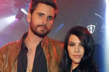Kourtney Kardashian y su ex Mason Disick se reencuentran en la lujosa fiesta cumpleaños de sus hijos