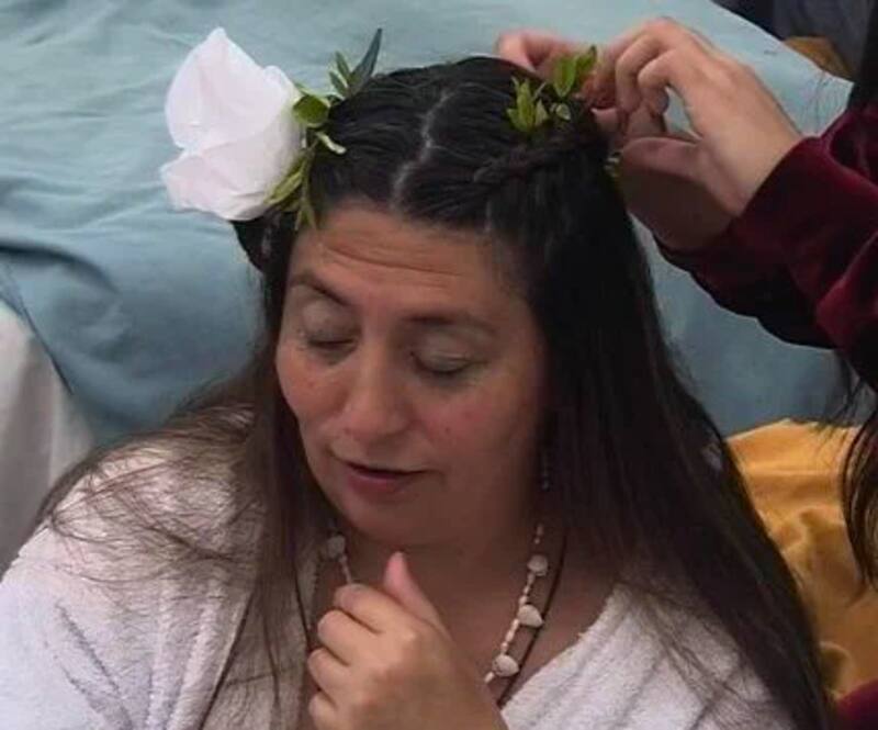 Jennifer Galvarini preparándose para el matrimonio. Foto: CHV.