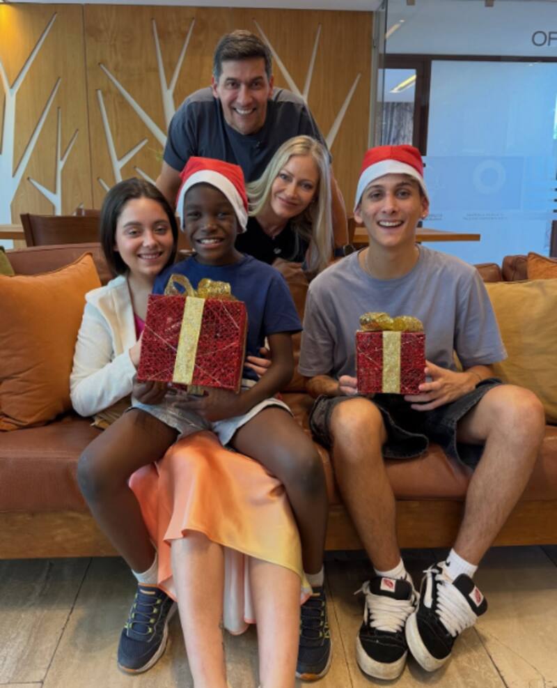 Famosos celebraron la Navidad junto a sus seres queridos.