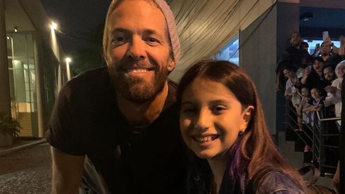 Emma Sofía, la niña fan que conoció a Taylor Hawkins, baterista de Foo Fighters
