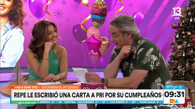 El periodista le dedicó una romántica carta a la comunicadora por su cumpleaños donde le expresó todo el amor que siente por ella.