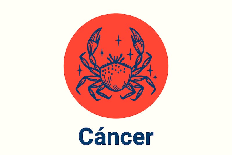 Imagen con el símbolo del signo zodiacal Cáncer.