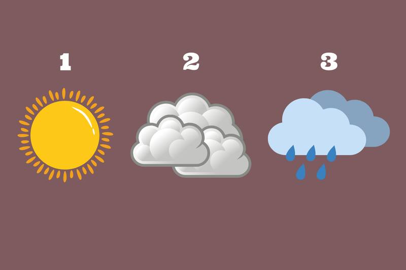 ¿Sol, nubes o lluvia? Escoge un clima y descubre qué es lo que puedes hacer para disfrutar más de la vida.