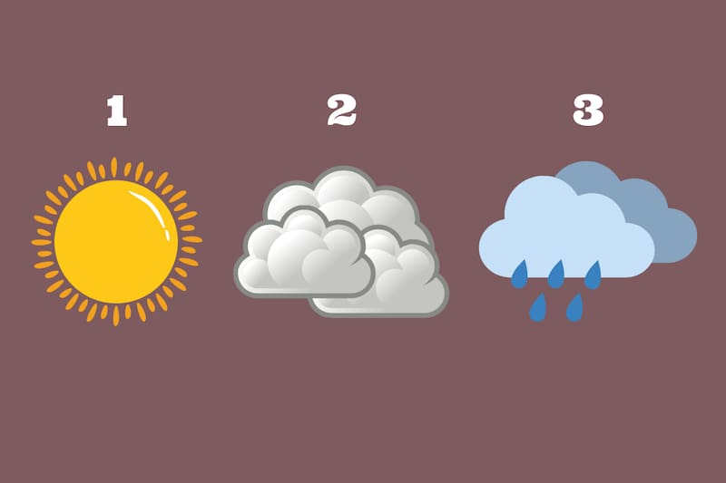 ¿Sol, nubes o lluvia? Escoge un clima y descubre qué es lo que puedes hacer para disfrutar más de la vida.