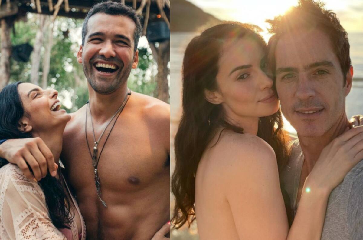 Mauricio Ochmann y Aislinn Derbez compiten por la mejor foto con sus nuevas parejas