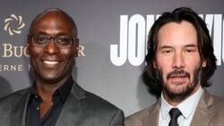 Keanu Reeves "desconsolado" por la muerte de Lance Reddick