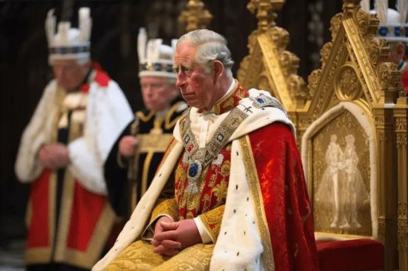 Cómo sería la corona del rey Carlos III según la inteligencia artificial Rey Carlos III - Créditos: Instagram