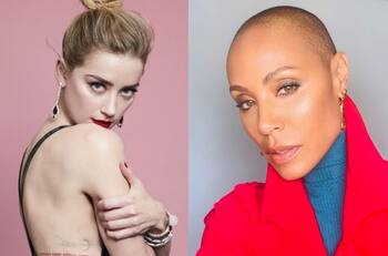 Jada Pinkett-Smith y Amber Heard son consideradas las parejas más tóxicas de Hollywood