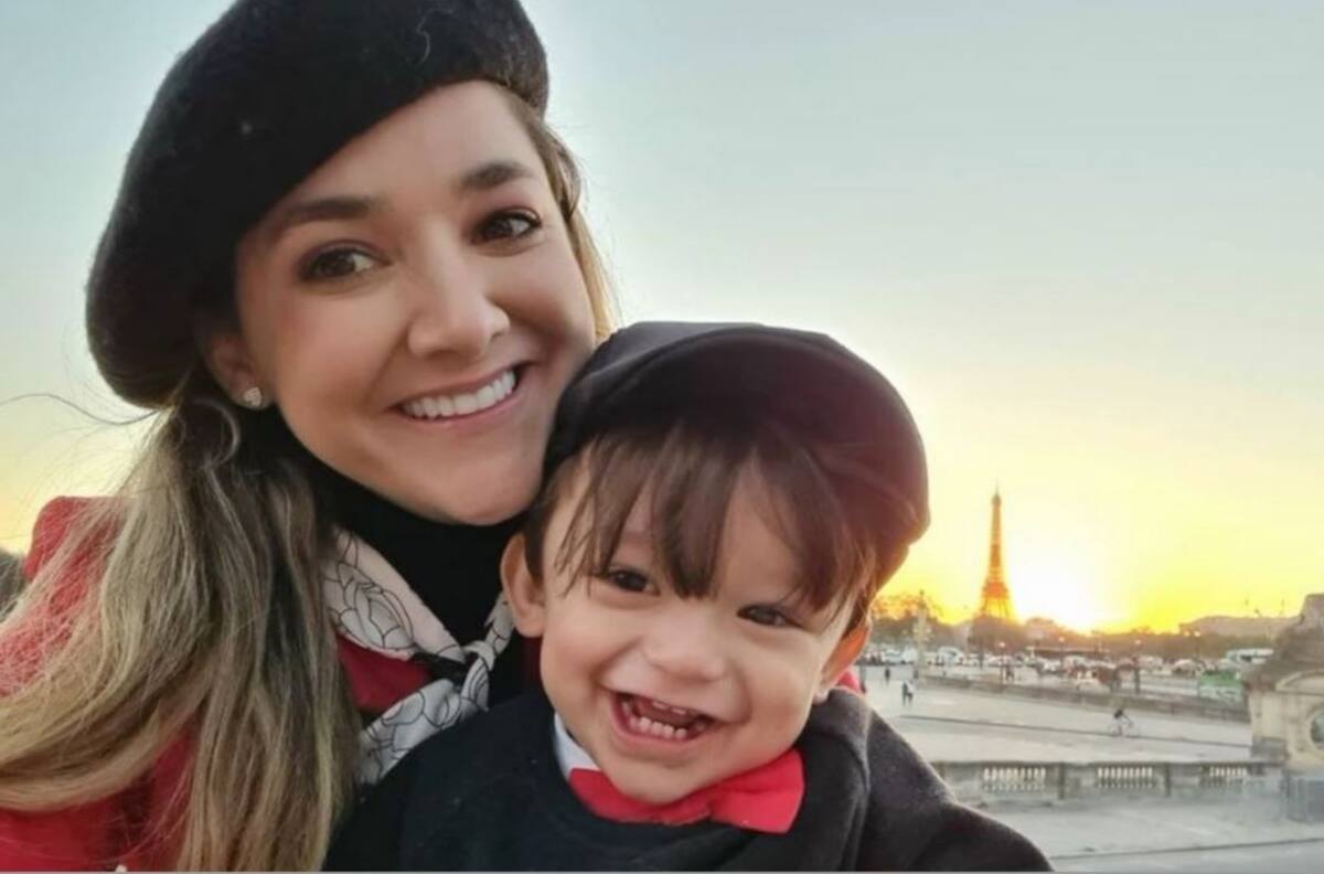 Sherlyn presume los lujosos regalos que le trajeron los Reyes Magos a su hijo André