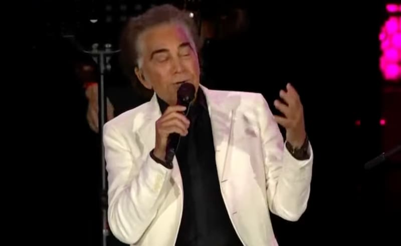 El cantante venezolano se presentó en Las Condes 2026,.