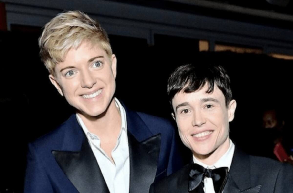 Elliot Page en su primera alfombra roja acompañado de Mae Martin ¿confirman relación?