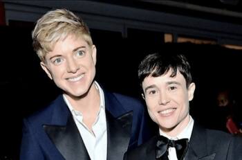 Elliot Page en su primera alfombra roja acompañado de Mae Martin ¿confirman relación?