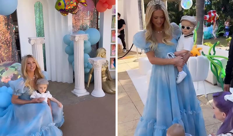 La primera fiesta de cumpleaños del hijo de Paris Hilton.