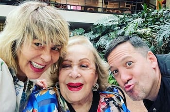 Alejandra y Luis Enrique Guzmán hablan sobre el estado de salud de Silvia Pinal