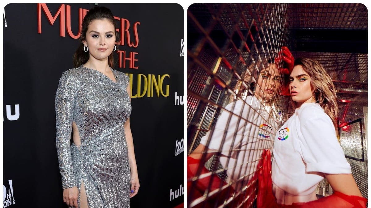 Apasionado beso de Cara Delevingne y Selena Gomez se viraliza en Twitter