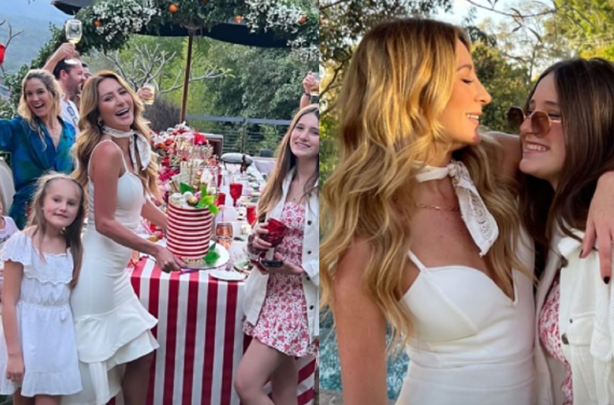 Así celebró Geraldine Bazán su cumpleaños junto a sus hijas y amigos