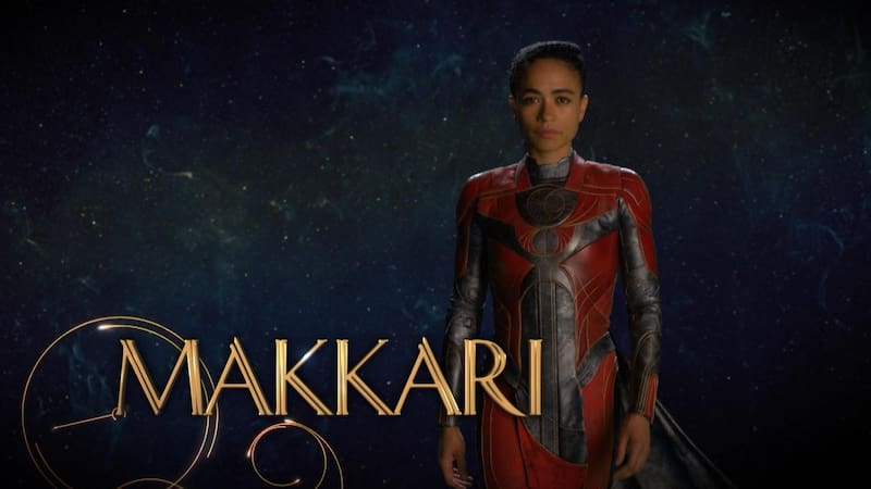 Lauren Ridlof f da vida a Makkari en la película "Eternals" - Créditos: Especial