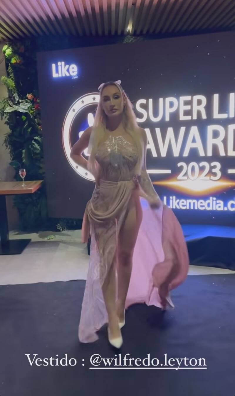 Francisca Maira escogió un revelador atuendo. Créditos: Instagram