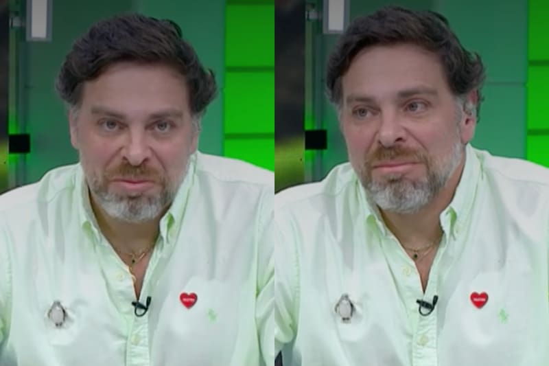 El animador se quebró en vivo tras brutal relato.