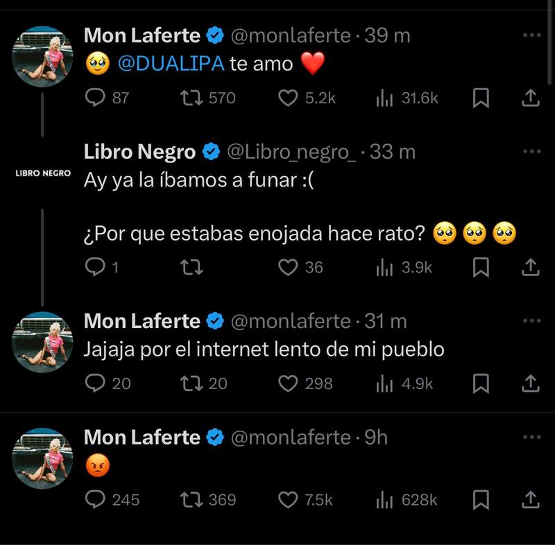 El tuit donde explica su verdadera opinión sobre Dua Lipa y su cover.