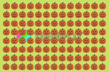 Test Visual  ¡Encuentra las calabazas con tallo diferente al resto en solo 5 segundos!
