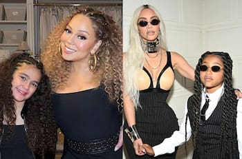 Tiktok: El video viral de Kim Kardashian y Mariah Carey junto a sus hijas sacando sus mejores pasos