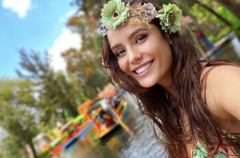 Ana Lucía Dominguez, de "Pálpito", realiza el viaje de sus sueños