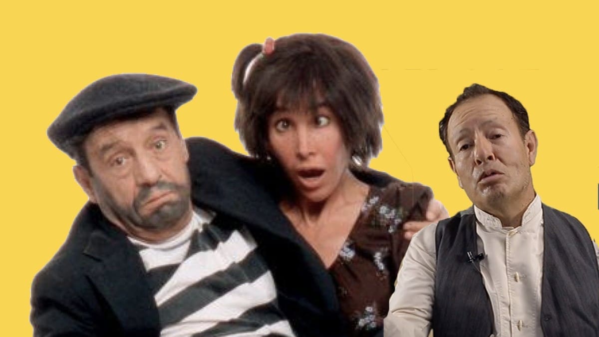 "Chespirito" y Sammy Pérez hicieron mancuerna en programa de TV