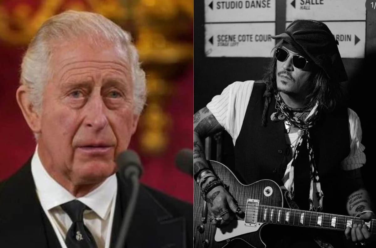 Johnny Depp así se burló del rey Carlos III y Camilla Parker en un programa en vivo
