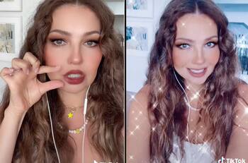 Video: Thalía muestra sus mejores filtros de TikTok