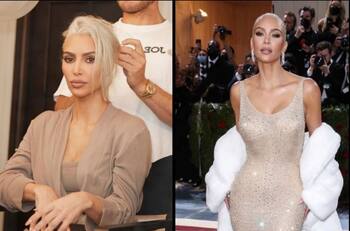 Kim Kardashian tiene miedo de perder su cabello tras decolorarlo por 10 horas para la MET Gala