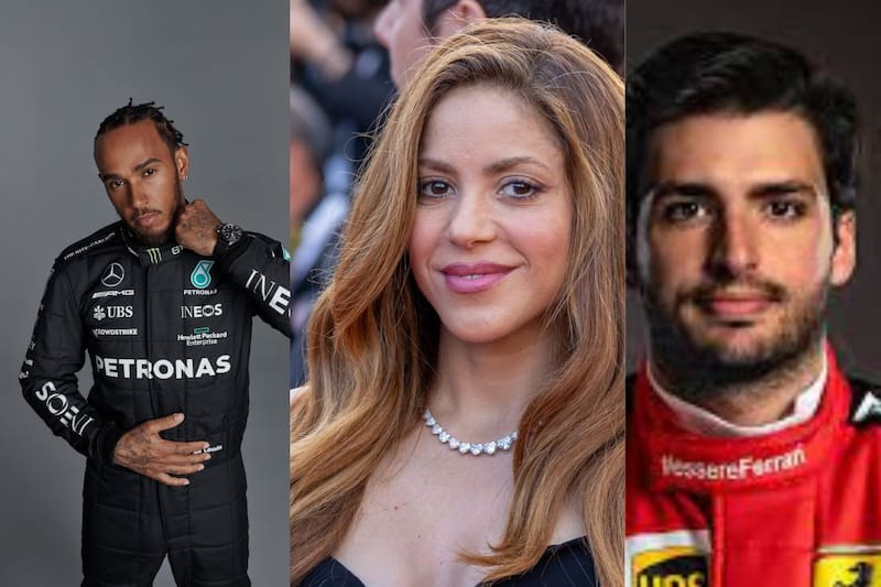 Shakira y Lewis Hamilton se han convertido la pareja del momento