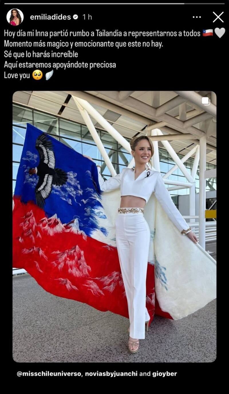 Las palabras de apoyo dedicadas a Inna Moll.