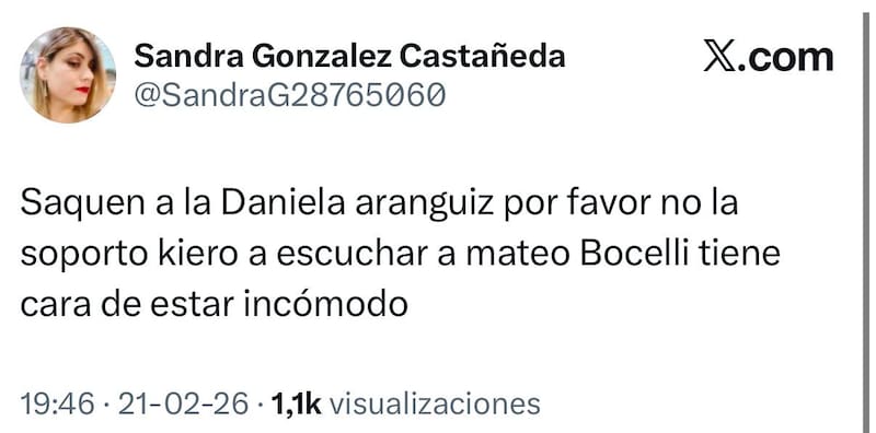 Usuarios de X.
Foto: captura X