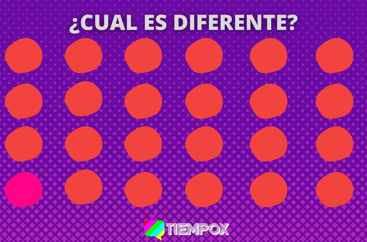 Acertijo visual: Encuentra el círculo distinto en tan sólo 10 segundos