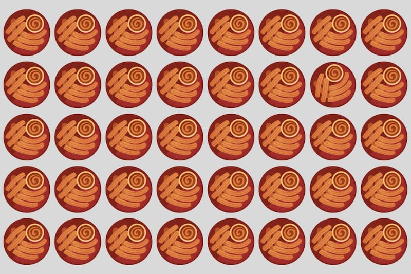 Test Visual ¿Eres capaz de ver la diferencia en los churros? - Créditos: Tiempox.com