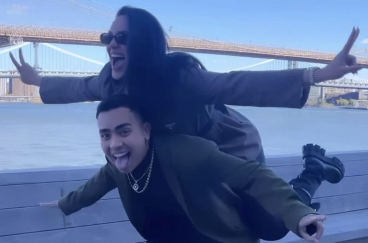 El paseo en helicóptero que se dio Andrea Valdiri en Nueva York