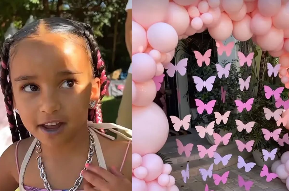 Así fue la fiesta temática de mariposas de Dream Kardashian