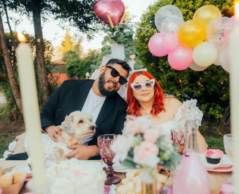 Coronel Valverde y Kiki Proust son felices marido y mujer. Créditos: Instagram