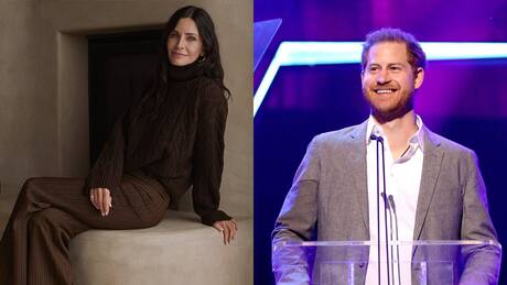 Courteney Cox reacciona a la mención del príncipe Harry en "Spare", ¿realmente consumía chocohongos?