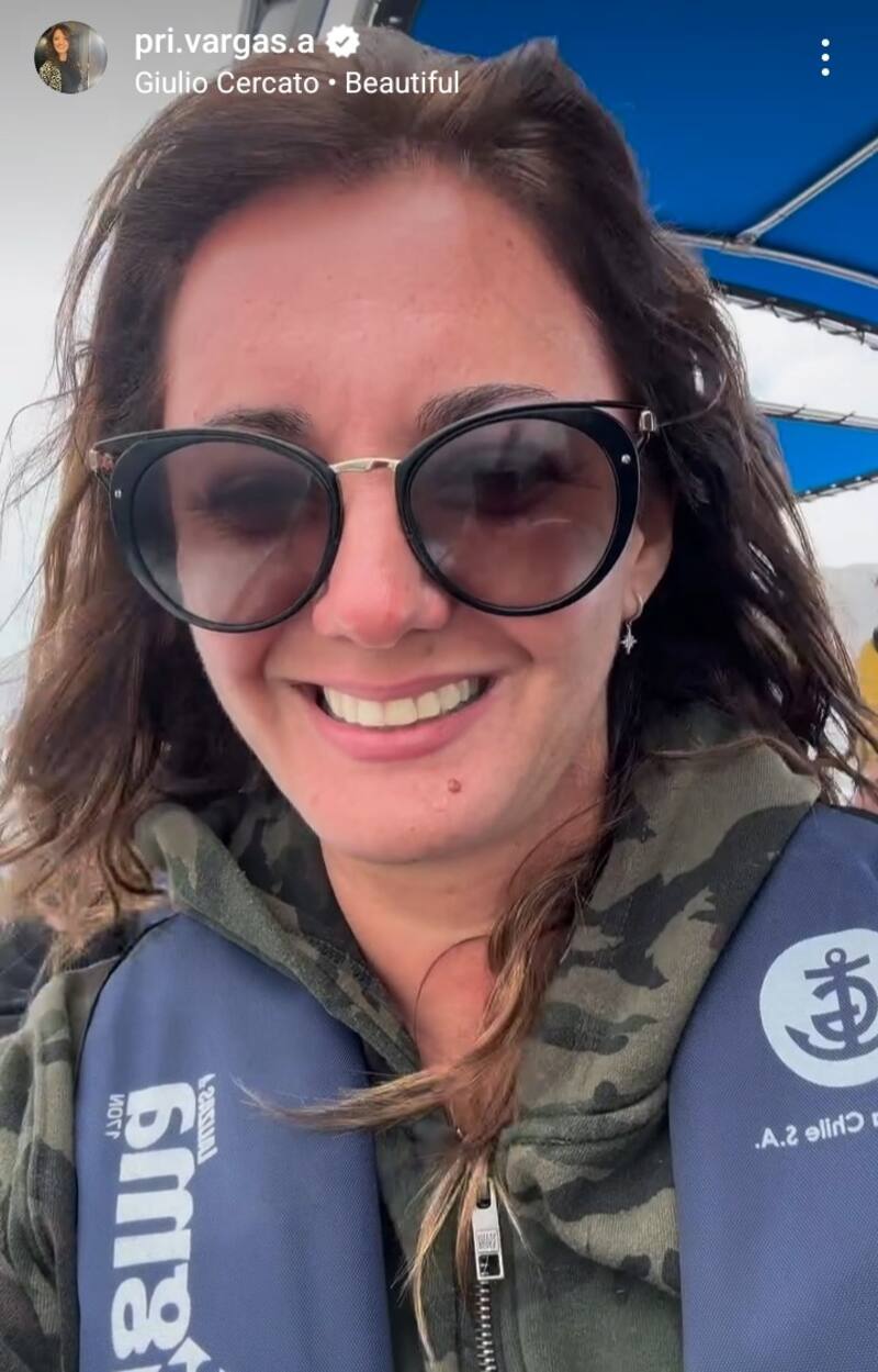 Priscilla Vargas se fue de vacaciones al norte de Chile. Créditos: Instagram